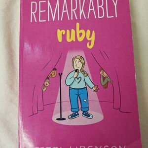 Scholastic Pink and Yellow 'Remarkably Ruby' Book